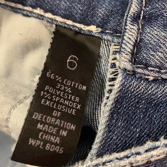 Inc Denim Regular Boot Leg Jeans.Size 6. Hems Worn - Picture 6 of 9